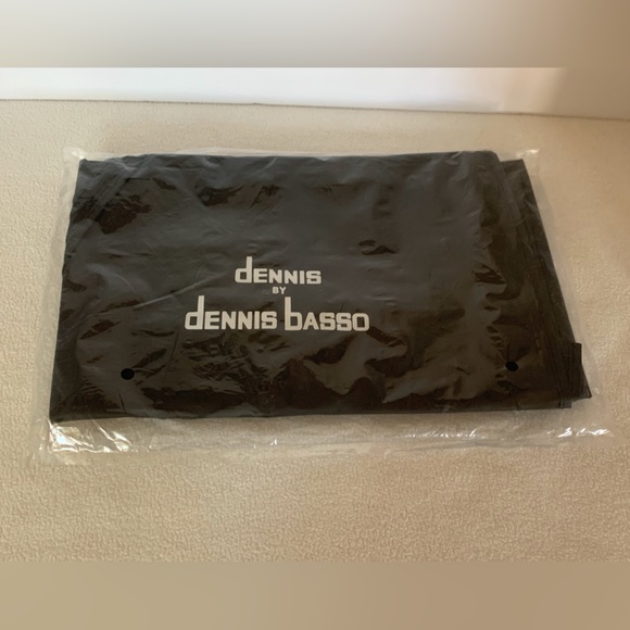 DENNIS BASSO FULLY LINED BLACK FAUX FUR COAT - SZ LARGE - Picture 16 of 16